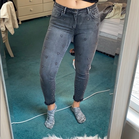 Tractr Blu Star & Heaven Black/Grey Jeans - Picture 3 of 6